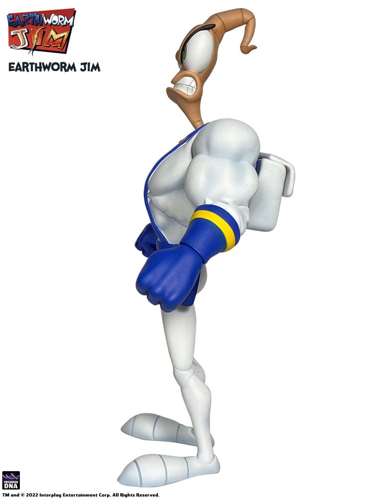 Earthworm Jim Action Figure Wave 1: Earthworm Jim &amp; Snot 15 cm