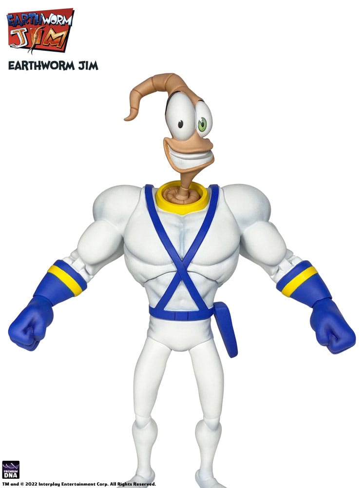 Earthworm Jim Action Figure Wave 1: Earthworm Jim &amp; Snot 15 cm