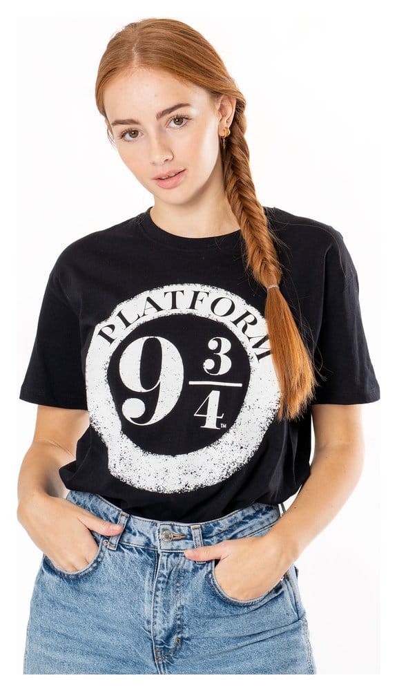 Harry Potter T-Shirt Platform 9 3/4 Raised Print Size XXL