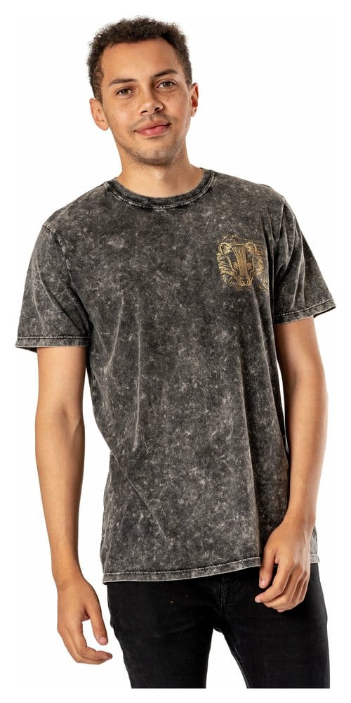 Harry Potter T-Shirt Hufflepuff Acid Wash Size XXL