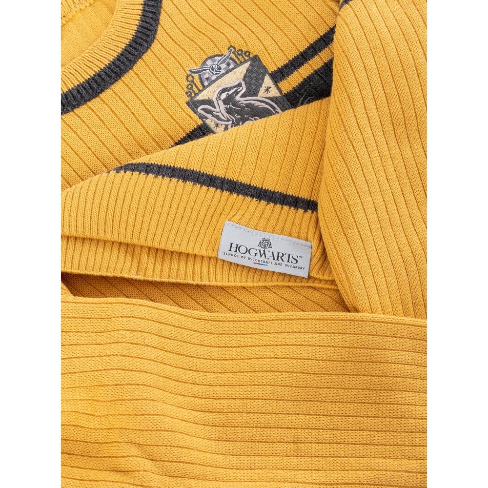 Harry Potter Kids Sweater Hufflepuff Varsity Size XXL