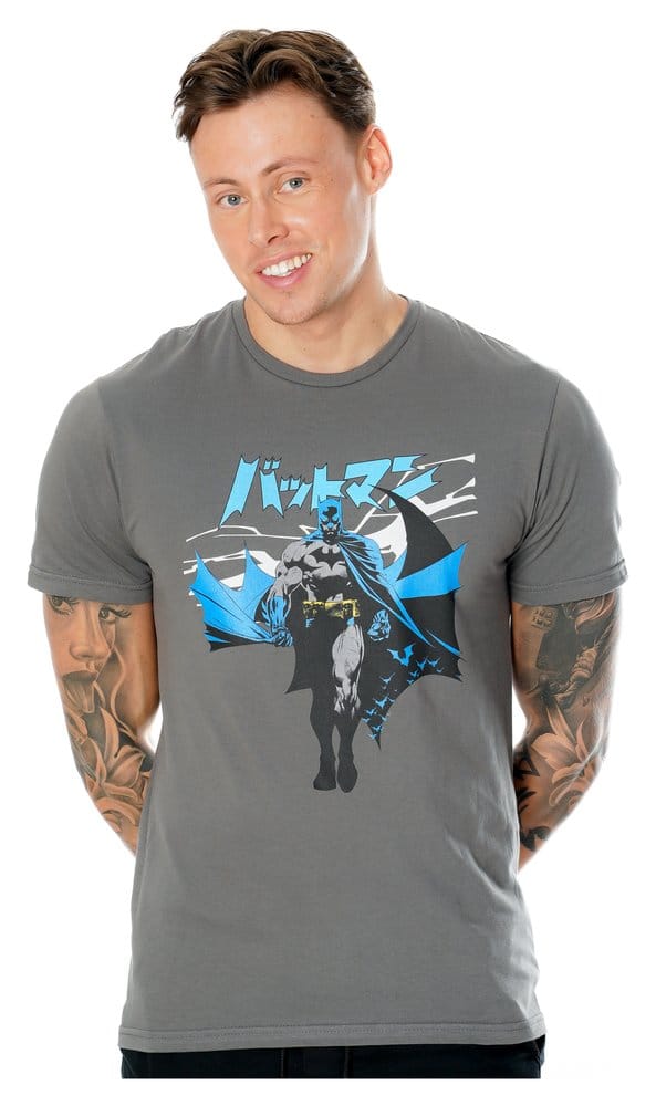 DC Comics T-Shirt Batman Manga Cape Size XXL