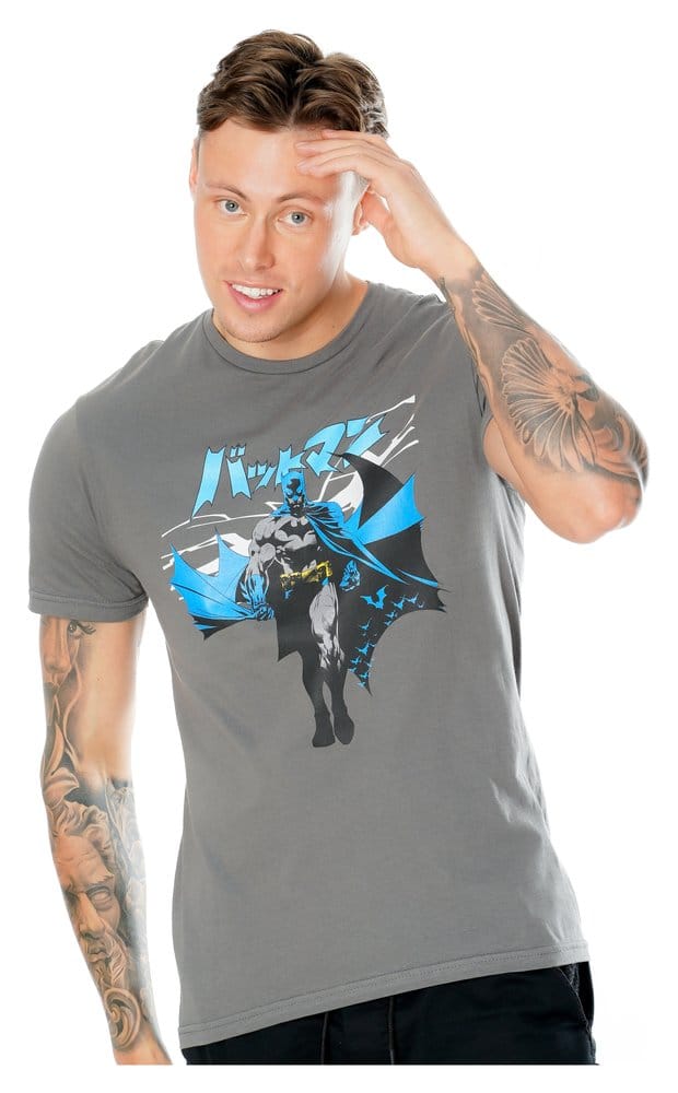 DC Comics T-Shirt Batman Manga Cape Size XXL