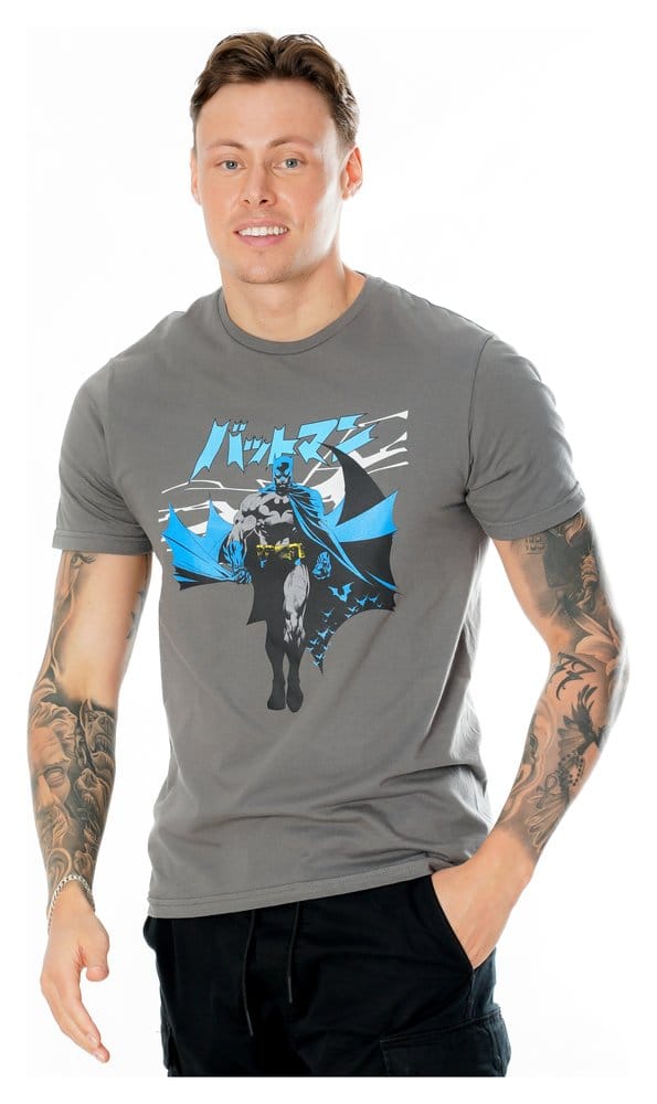 DC Comics T-Shirt Batman Manga Cape Size XXL