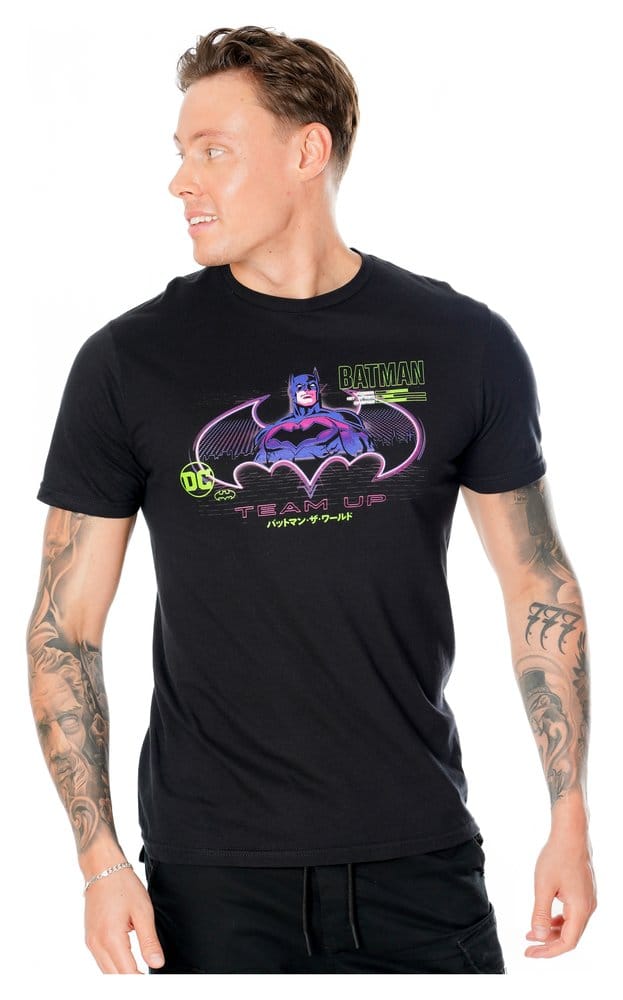 Batman T-Shirt Anime Matrix Grid Size S