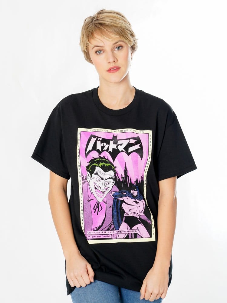 Batman T-Shirt Joker Anime Poster Size S