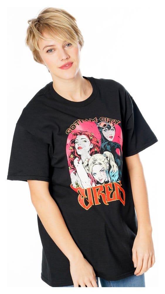 Gotham City Sirens T-Shirt Vintage Poster Size XL