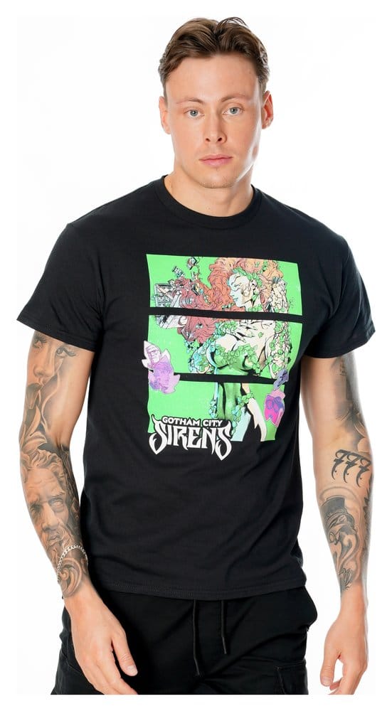 Gotham City Sirens T-Shirt Poison Ivy Sirens Cash Black Size L