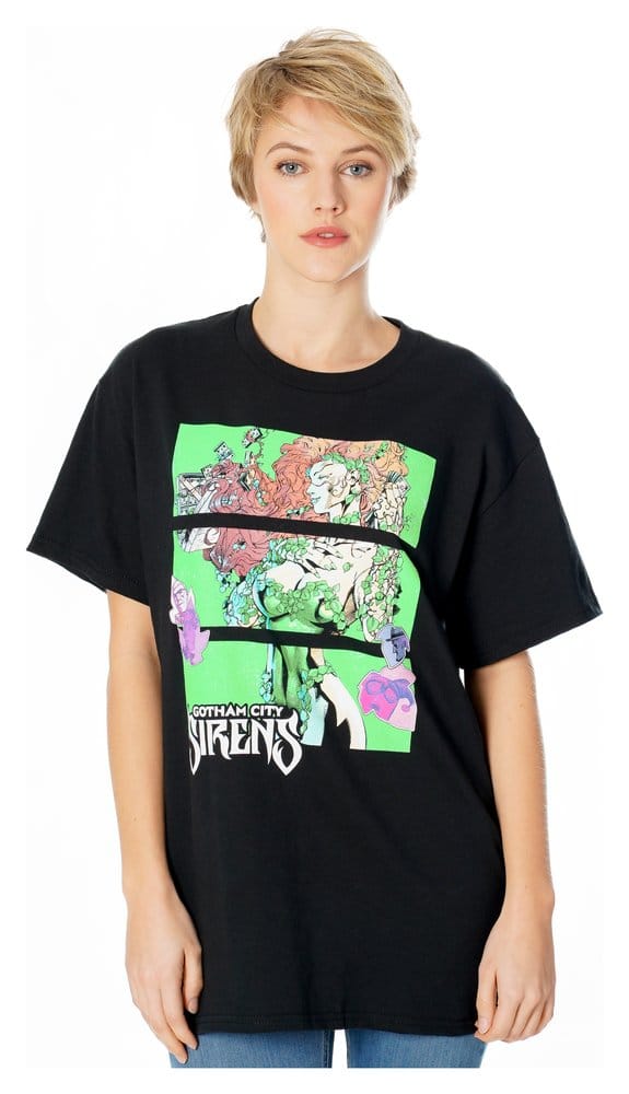 Gotham City Sirens T-Shirt Poison Ivy Sirens Cash Black Size S