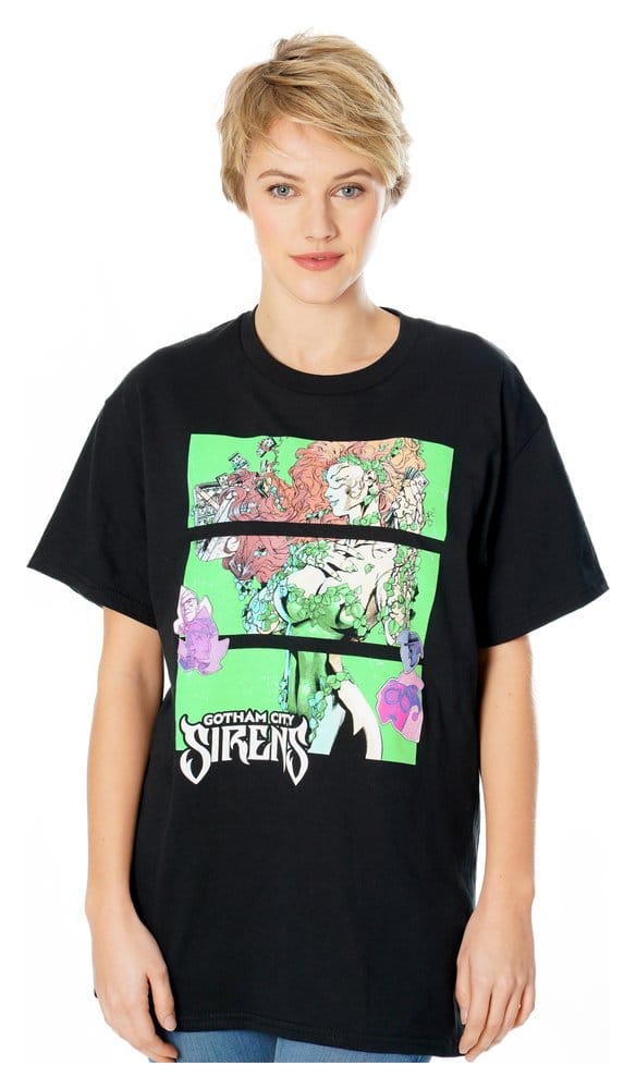 Gotham City Sirens T-Shirt Poison Ivy Sirens Cash Black Size M