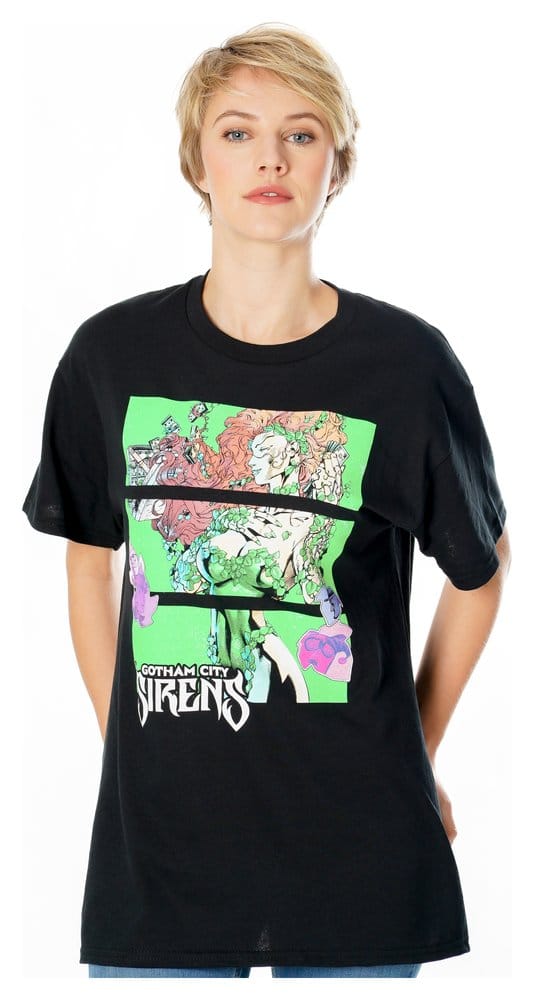 Gotham City Sirens T-Shirt Poison Ivy Sirens Cash Black Size S