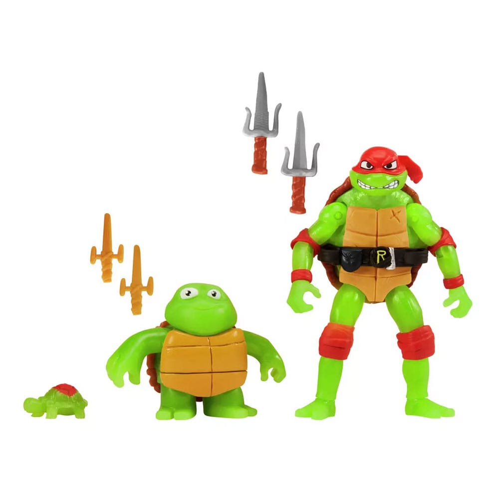 Teenage Mutant Ninja Turtles: Mutant Mayhem Action Figure 3-Pack Raphael Evolution 10 cm
