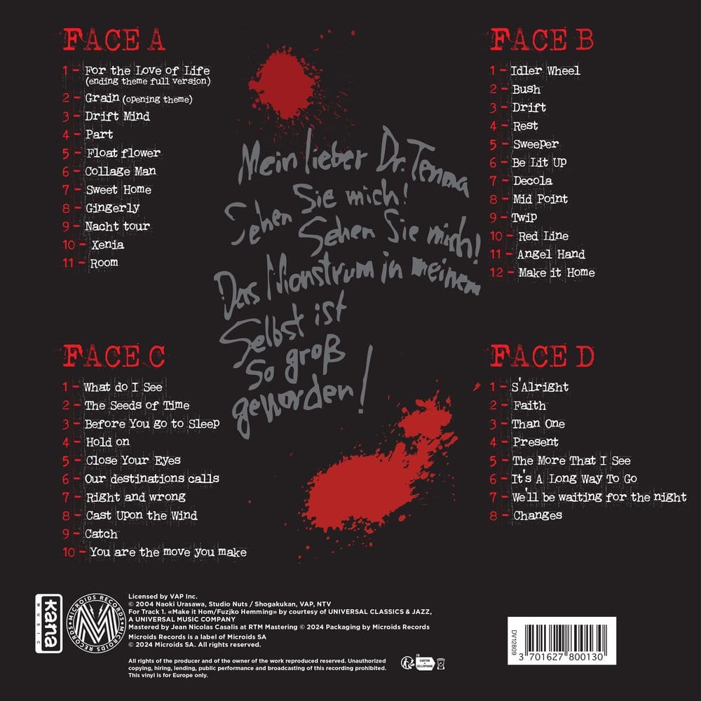 Monster Original Soundtrack Vinyl 2 x LP