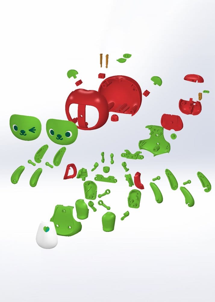 Original Character Plastic Model Kit Arukuma 10 cm