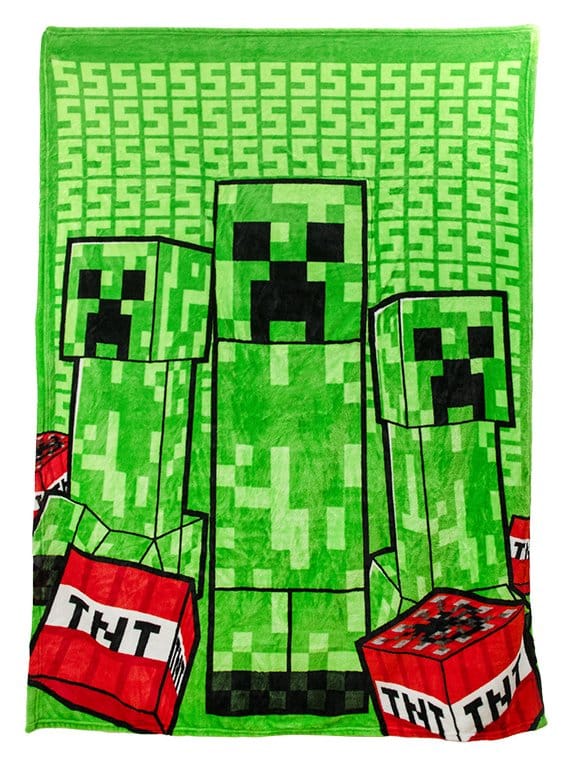 Minecraft Cushion Blanket Creeper 2-in-1 Foldable 150 cm