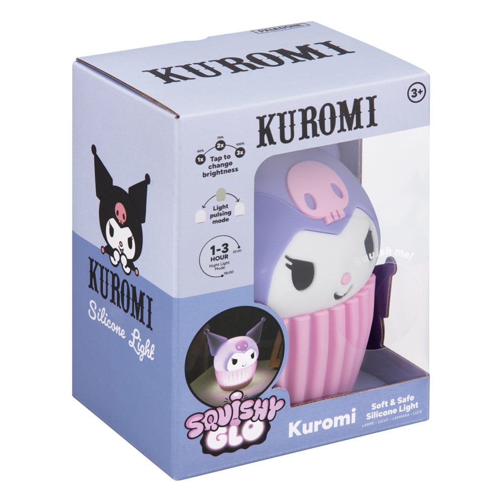 Sanrio Squishy Glo Silicone Light Kuromi 15 cm