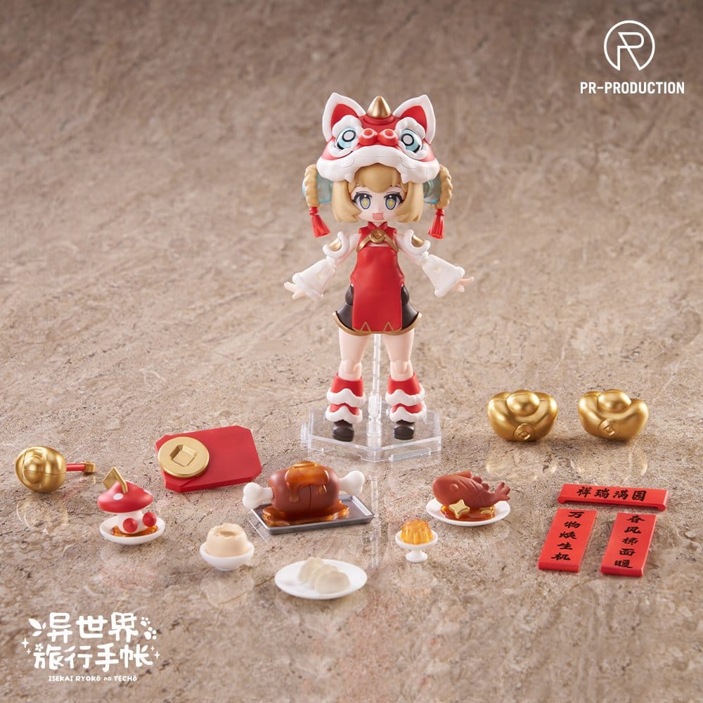 Isekai Ryoko no Techo Plastic Model Kit SP01 New Warrior Lennie Brown New Year Ver. 14 cm