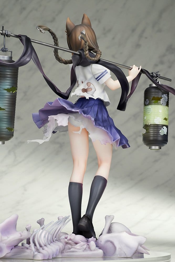 Comics Bakemonogatari PVC Figure 1/7 Tsubasa Hanekawa 26 cm