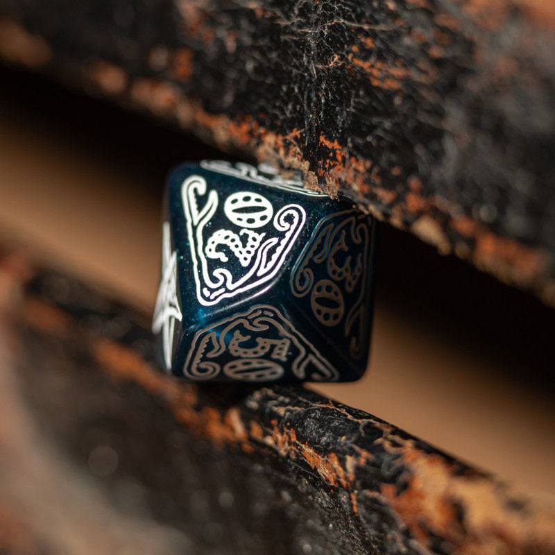 Call of Cthulhu Dice Set Abyssal &amp; White (7)