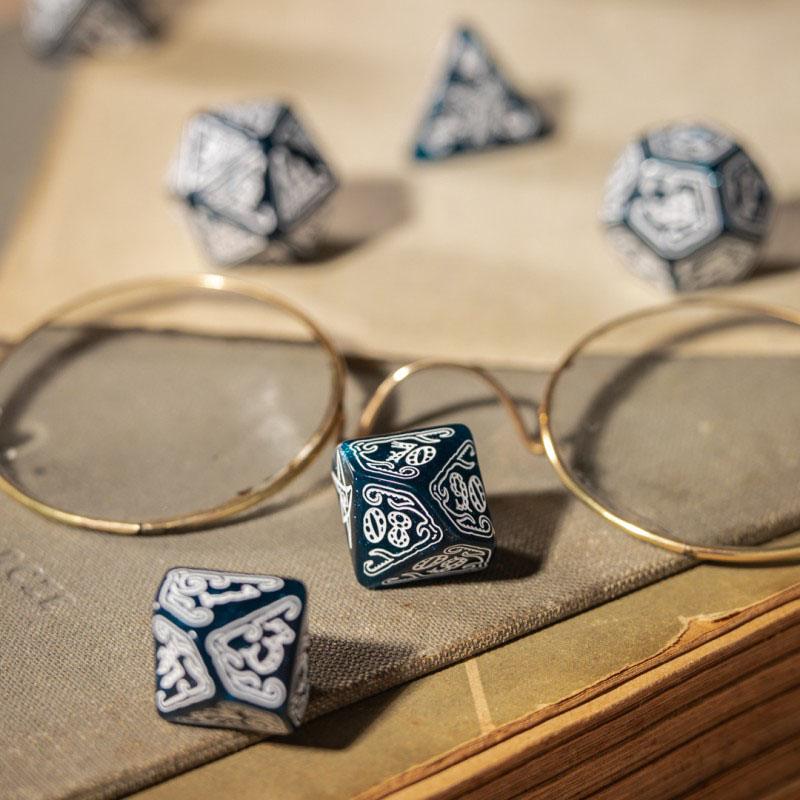 Call of Cthulhu Dice Set Abyssal &amp; White (7)