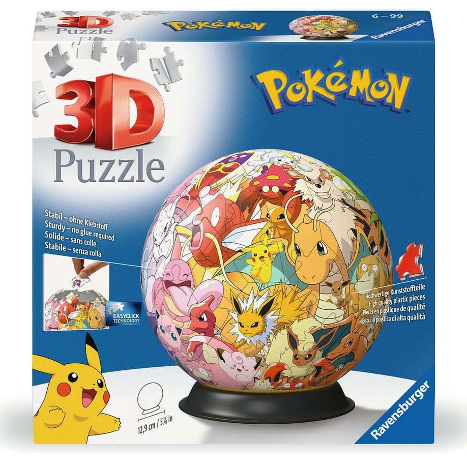 Pokémon 3D Puzzle Ball Kanto Region (73 pieces)