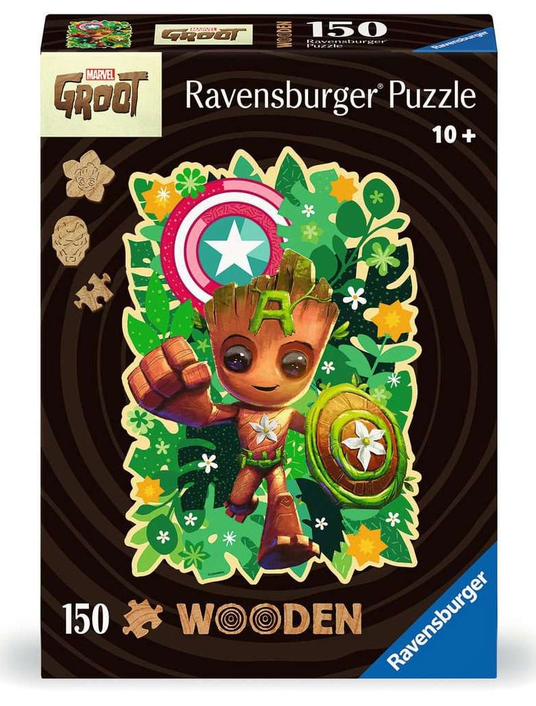 Marvel WOODEN Jigsaw Puzzle Groot (150 pieces)