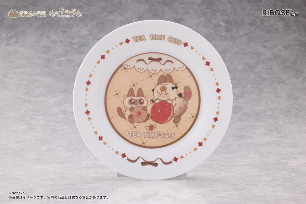 Decorated Life Collection PVC Statue Tea Time Cats x Siamese Cat Azuki-san Friendship Collaboration Exclusive Set 18 cm