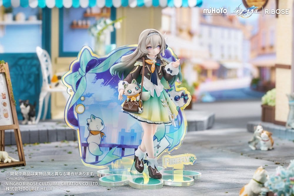 Honkai: Star Rail Rise Up+ Chibi Cat Series Mini Figure Firefly Ver. 18 cm