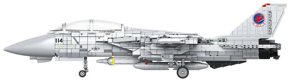 Top Gun Brick System Set Maverick's F-14A Tomcat