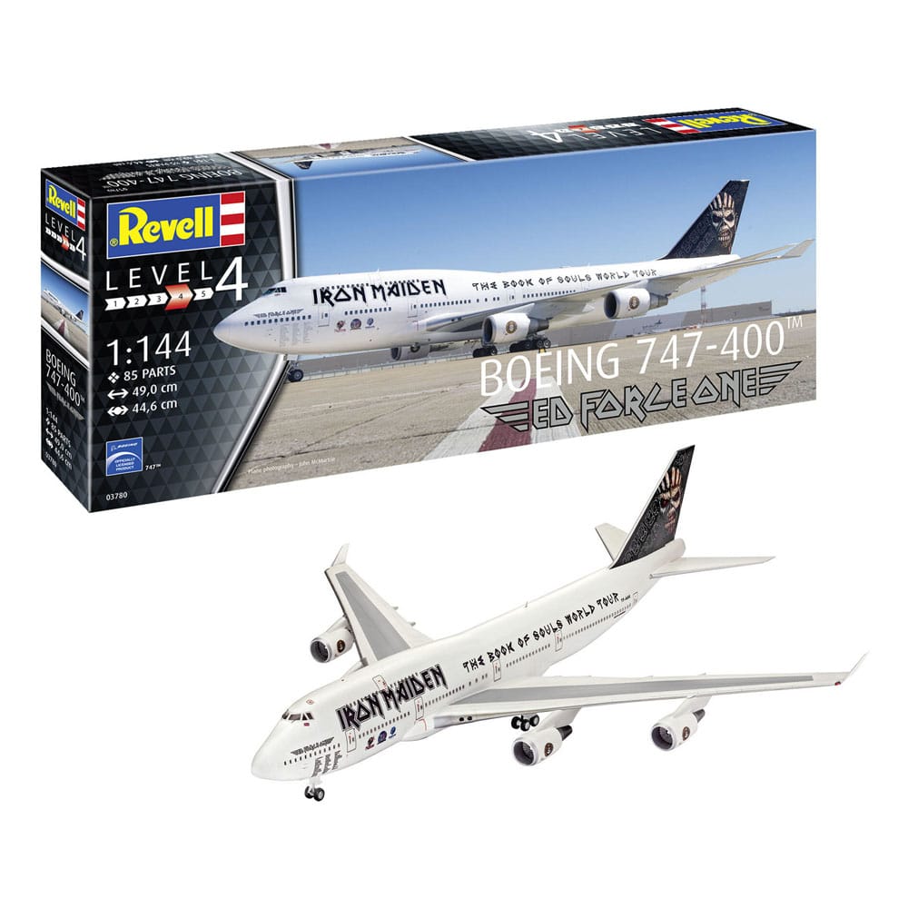 Iron Maiden Model Kit 1/144 Boeing 747-400 "Ed Force One" 49 cm