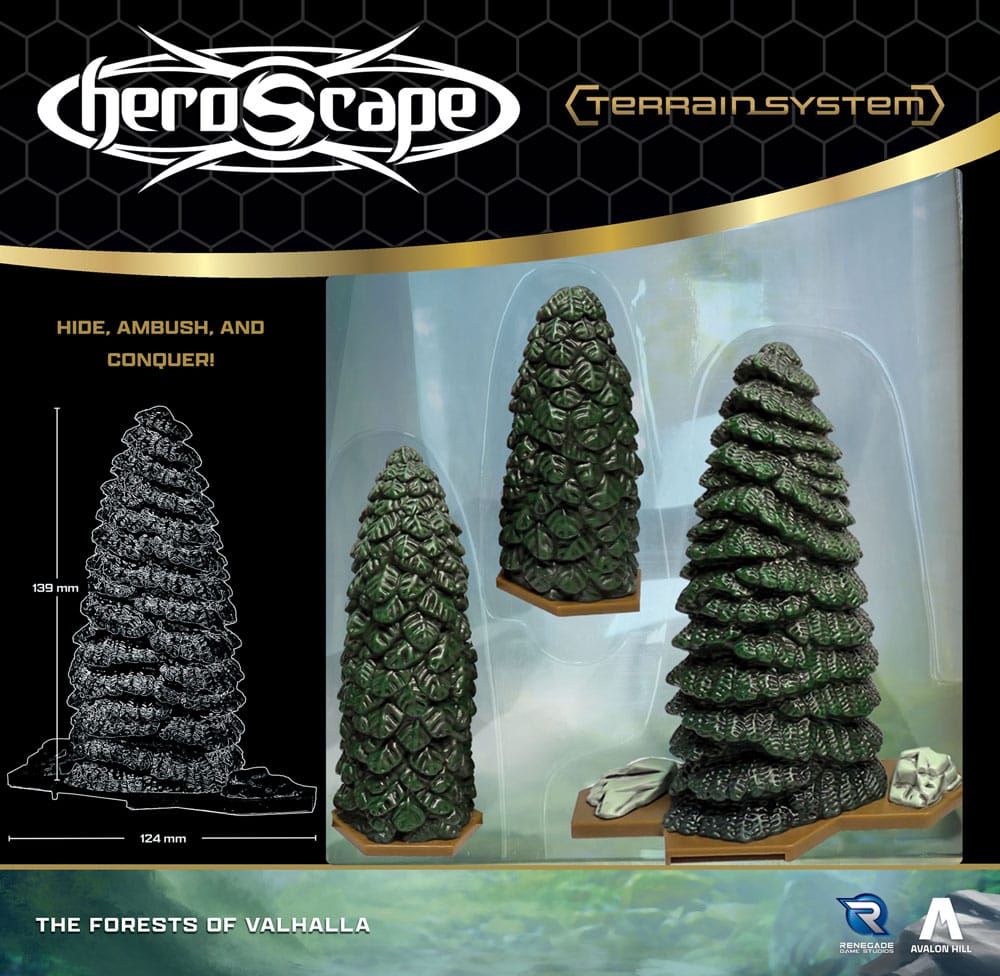 Heroscape Terrain Expansion Forests of Valhalla *English Version*