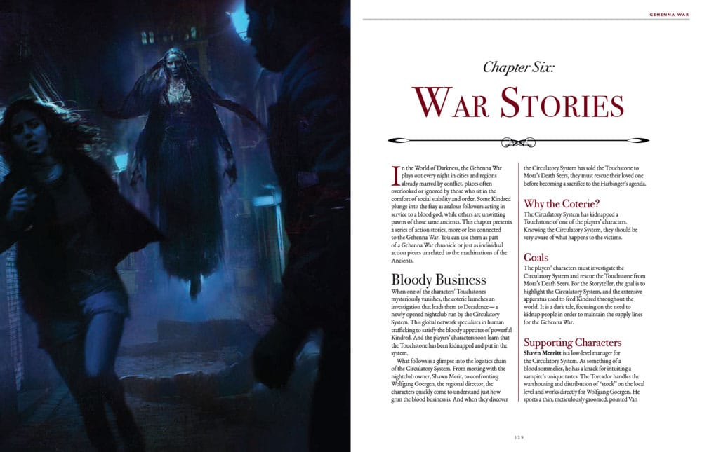 Vampire: The Masquerade 5th Edition RPG book Gehenna War Sourcebook *English Version*