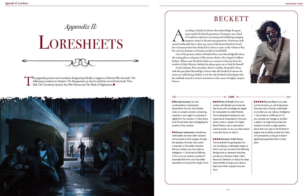 Vampire: The Masquerade 5th Edition RPG book Gehenna War Sourcebook *English Version*