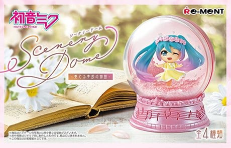 Hatsune Miku Mini Snowglobes Scenery Domes Display (4)