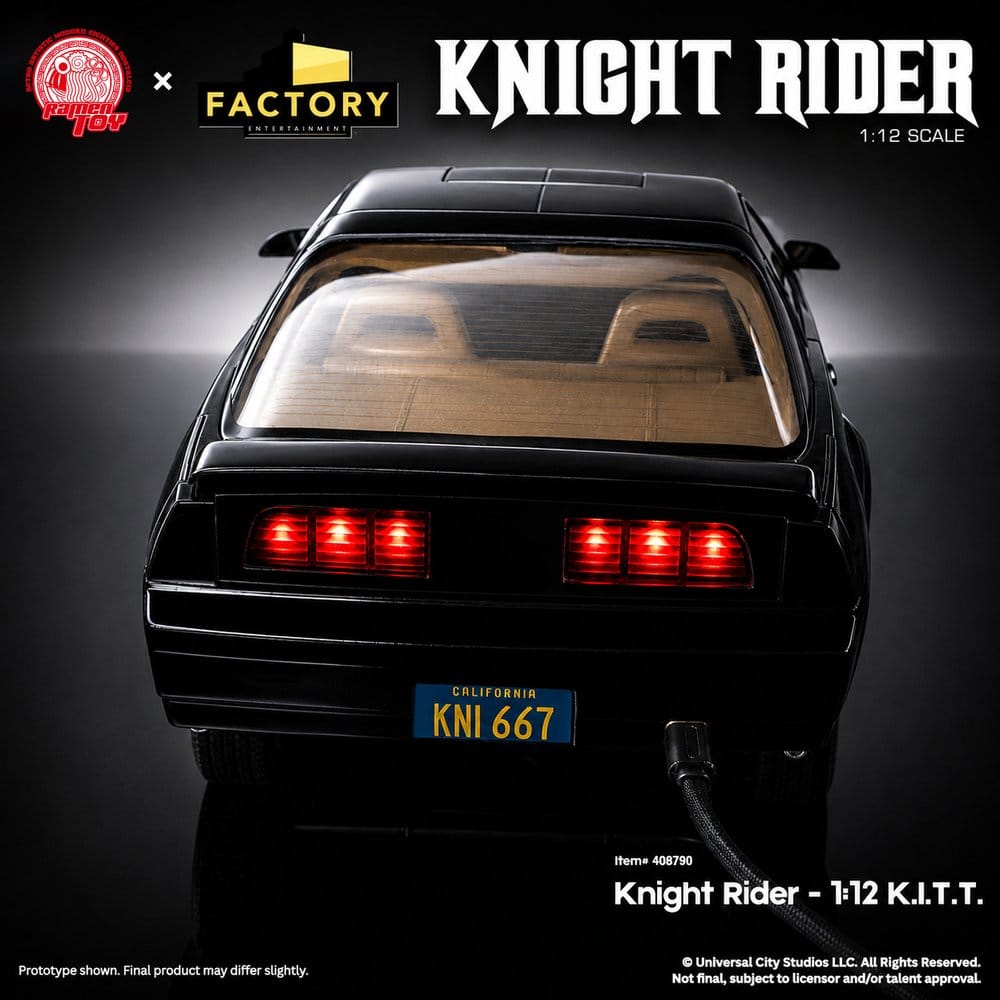 Knight Rider Action Figure 1/12 K.I.T.T. with Michael Knight