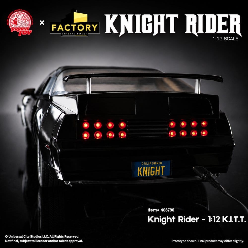 Knight Rider Action Figure 1/12 K.I.T.T. with Michael Knight