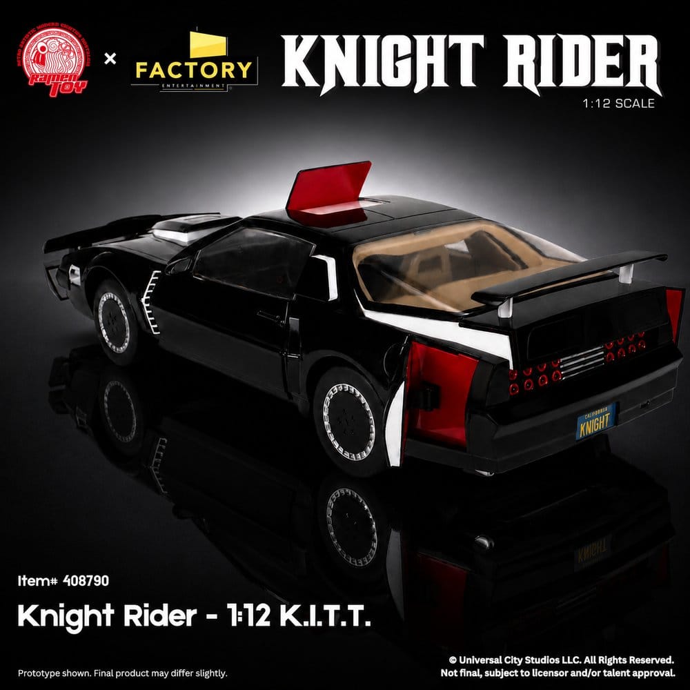 Knight Rider Action Figure 1/12 K.I.T.T. with Michael Knight