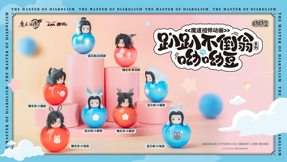 HeGrandmaster of Demonic Cultivation Yura Yura Mascot Mini Figures 5 cm Display (6)