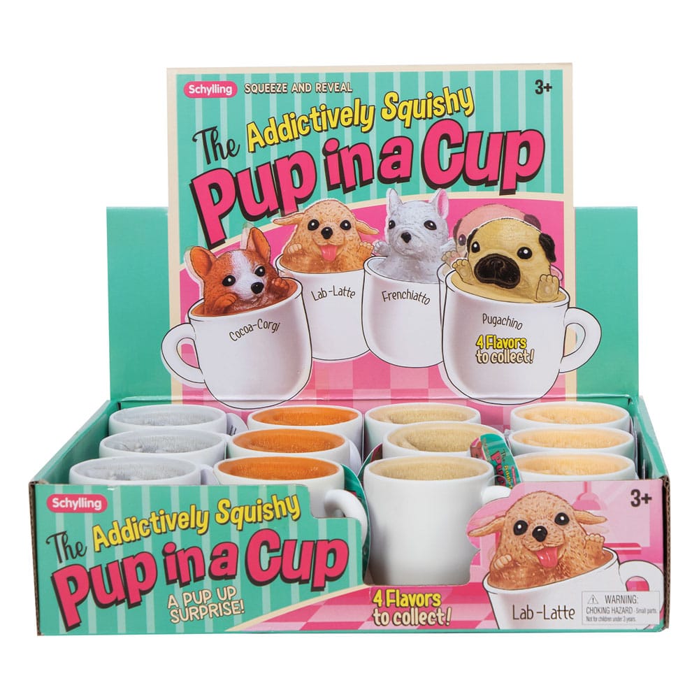 Pup in a Cup Squeeze Figures Display (12)