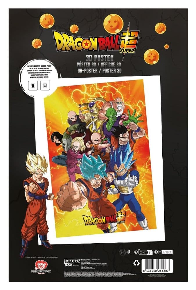 Dragon Ball Super 3D Poster Survival Heroes 38 x 58 cm