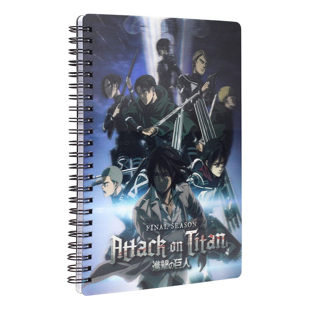 Attack on Titan Notebook with 3D-Effect Group