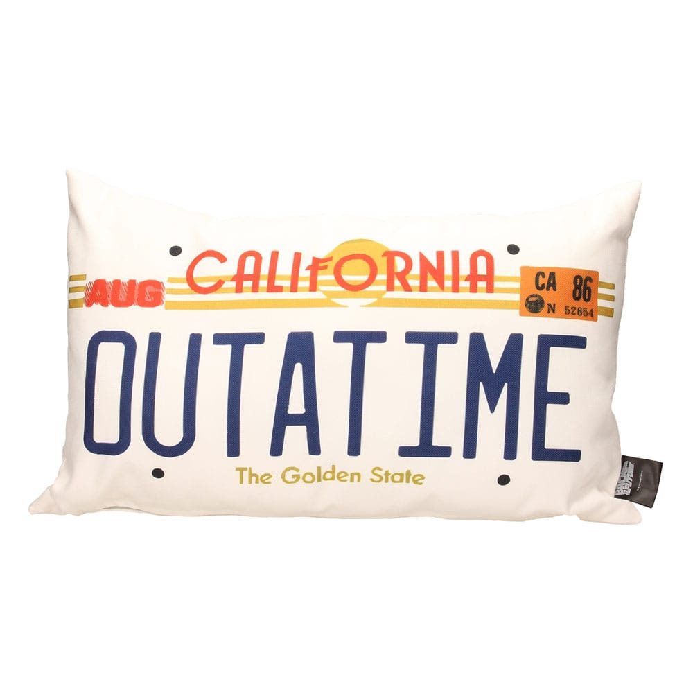 Back To The Future Pillow Out a Time 50 x 30 cm
