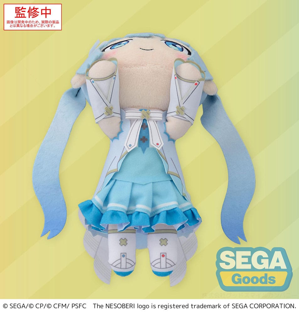 COLORFUL STAGE! The Movie: A Miku Who Can't Sing Nesoberi Lay-Down Plush Figure Hatsune Miku Unshuttered Sekai 16 cm