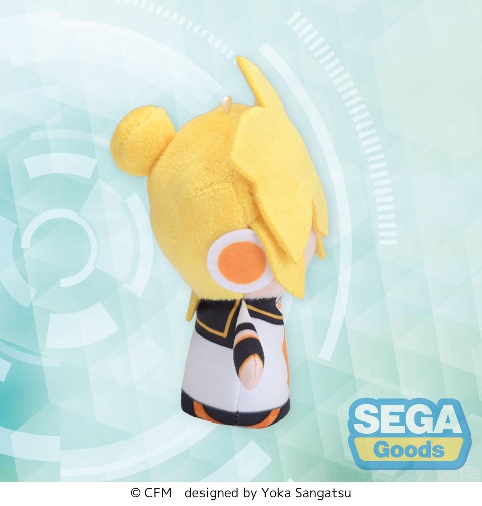 Kagamine Rin & Len Fuwa Petit Plush Figure Kagamine Len Finger Mascot 10 cm