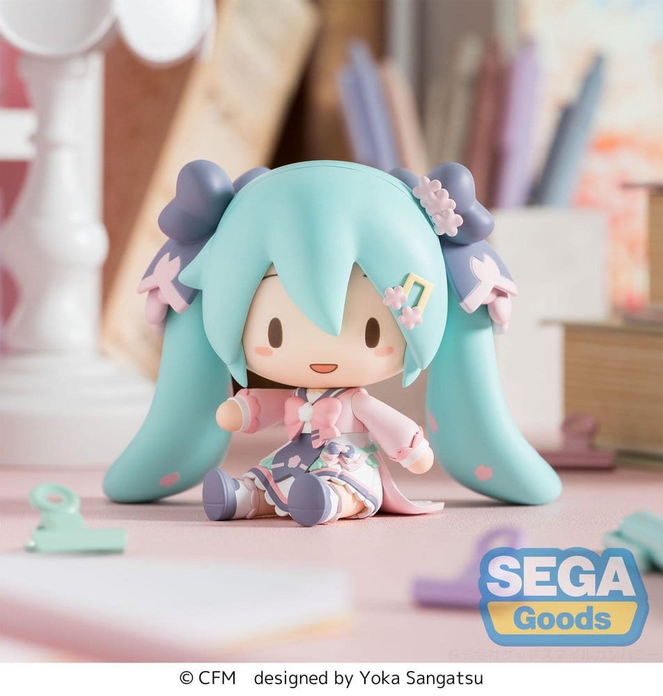 Hatsune Miku Fuwa Petit Chibi Figure "New Semester" 8 cm