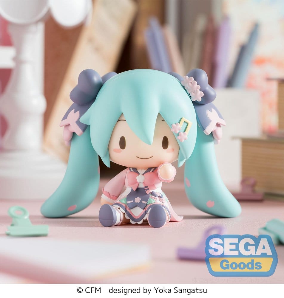 Hatsune Miku Fuwa Petit Chibi Figure "New Semester" 8 cm