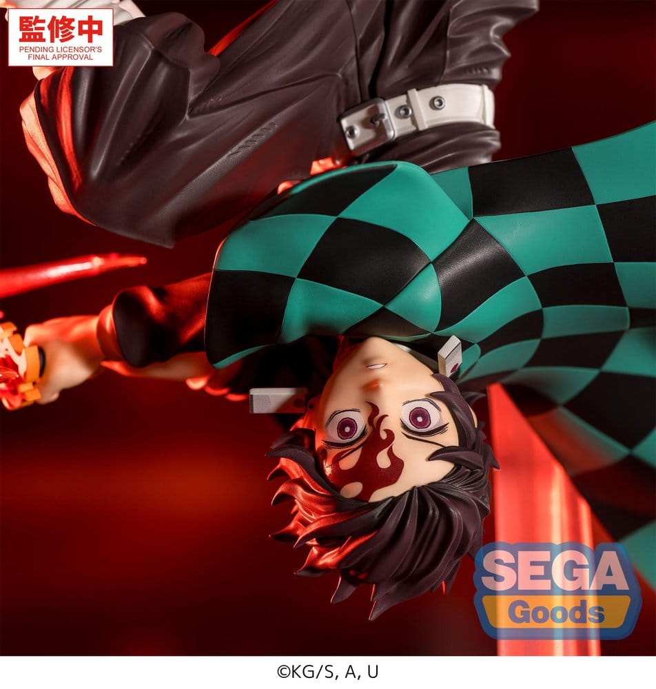 Demon Slayer: Kimetsu no Yaiba Luminasta PVC Figure Tanjiro Kamado Hinokami Kagura Setting Sun Transformation 15 cm