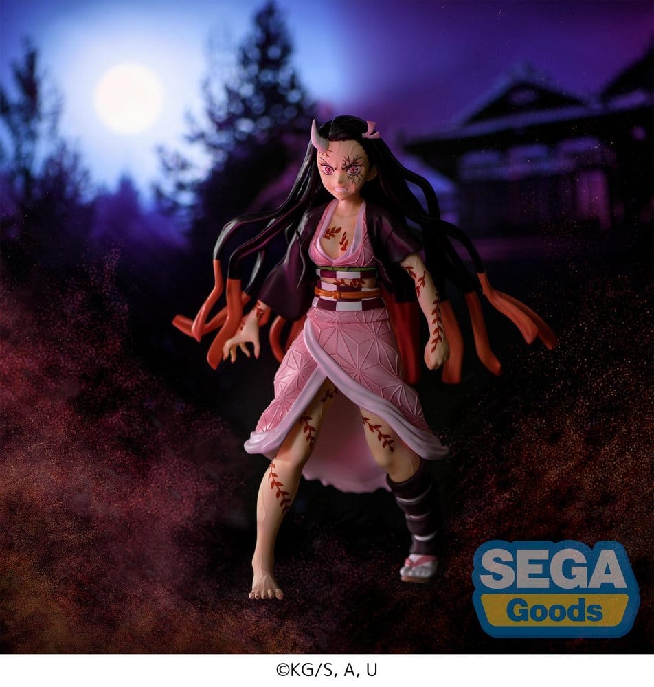 Demon Slayer: Kimetsu no Yaiba FIGURIZMa PVC Figure Nezuko Kamado Demon Form Advancing Ver. (Rerelease) 21 cm