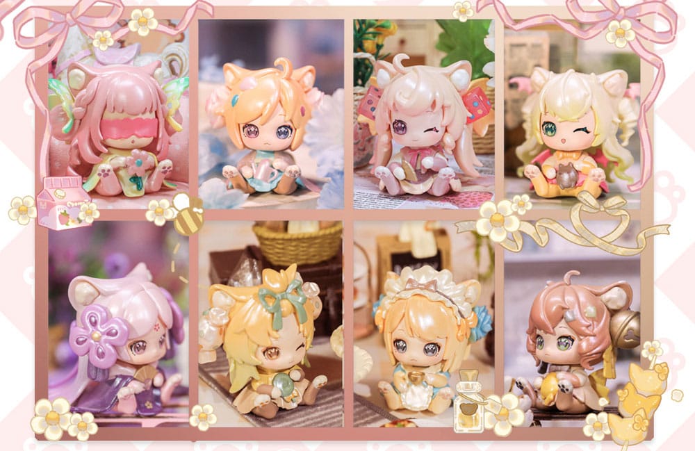 Original Character Trading Figures Cat Nizizi-Kitten Agency 7 cm Assortment (8)