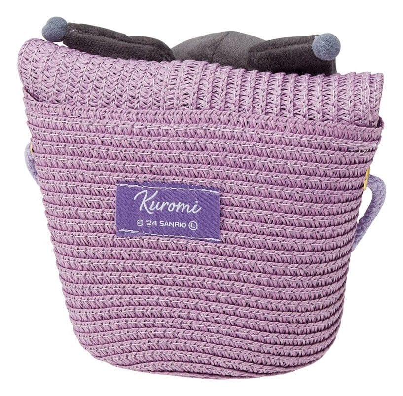 Sanrio Shoulder Bag Kuromi Straw